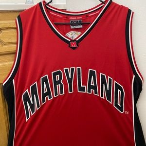 Colosseum/NCAA (Maryland Terrapins) - Red #3 Men’s Basketball Jersey